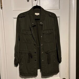 LOFT Olive Utility Jacket